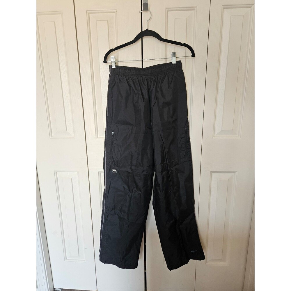 Vintage Y2K Nike Air max nylon pants black blue S